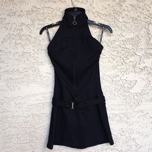 Bebe sport little black halter dress